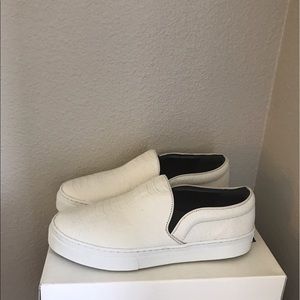 SCHUTZ Snake white Leather Amisha Sneakers slip on