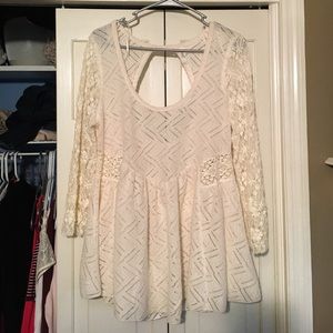 Free People lace top