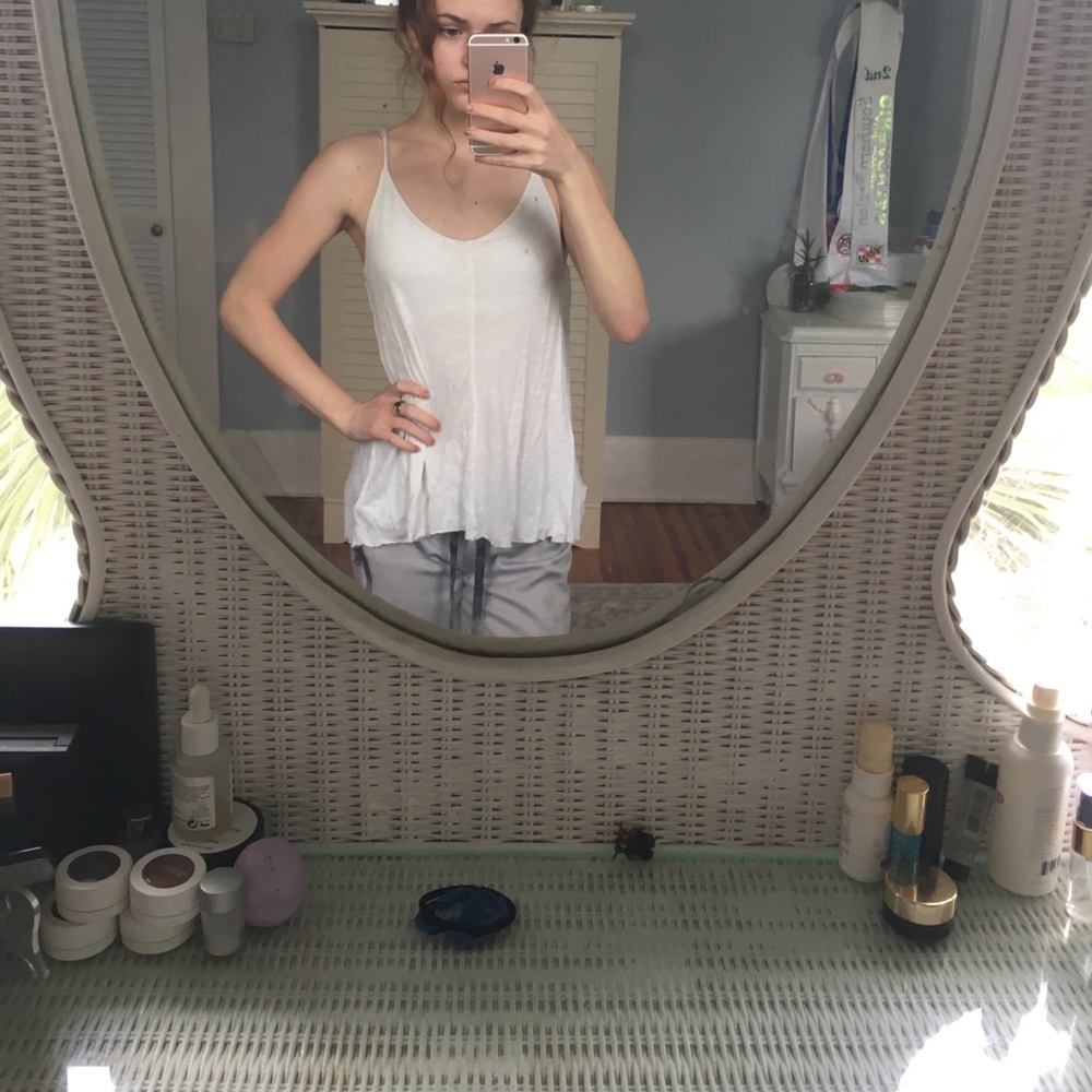 Cute flowy tank.