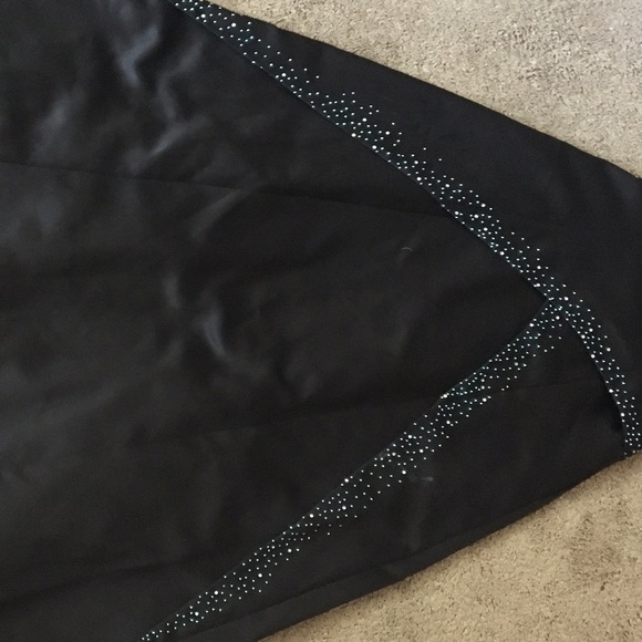 Black and teal dress - Picture 3 of 3