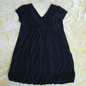 Torrid Size 2 Black Bubble Skirt Dress w/ pockets
