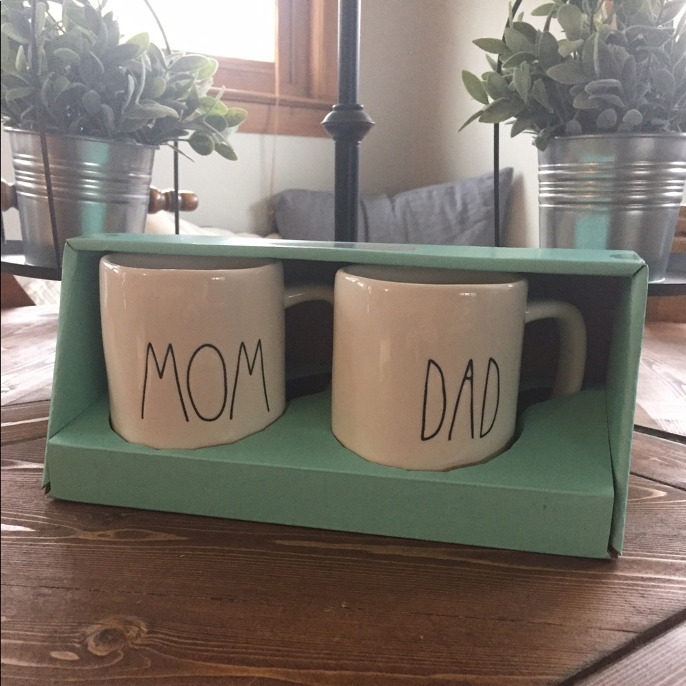 Rae Dunn Mug Set • Mom + Dad