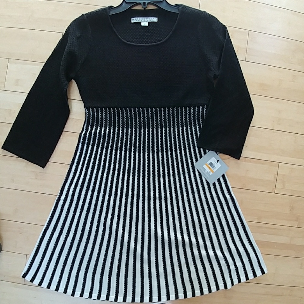 π₯ON SALE π₯π Marc New York black and white dress - Picture 1 of 4