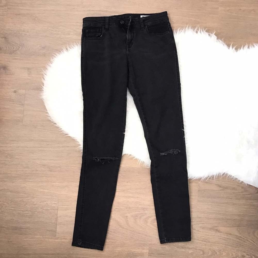 zara black jeans