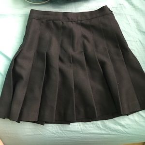 American apparel black tennis skirt