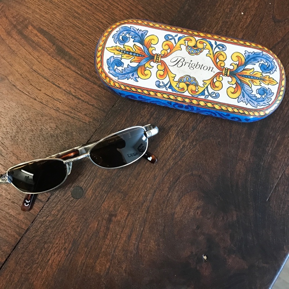 Vintage 90's Silver Brighton Sunglasses