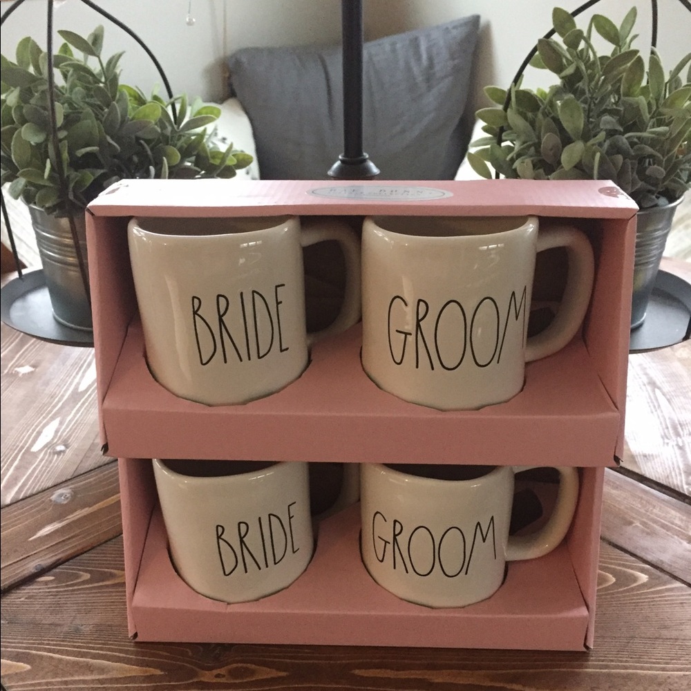 Rae Dunn Mug Set • Bride + Groom