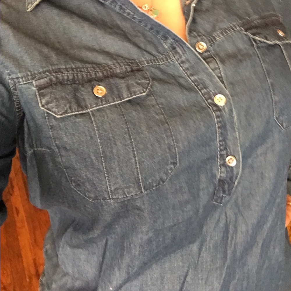 🍁🍂Denim long sleeve top🍁🍂