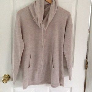 Sonoma cowl neck taupe sweater S