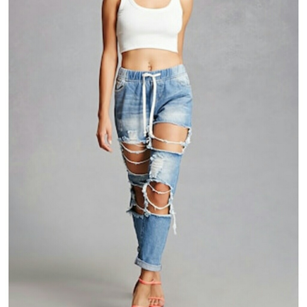 Denim Joggers