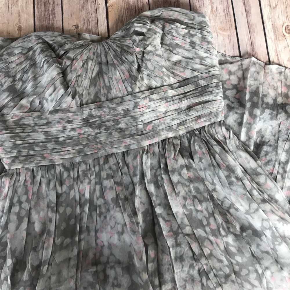 Jcrew Strapless Grey Dress size 8