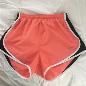 Orange Peach Nike Tempo Running Shorts