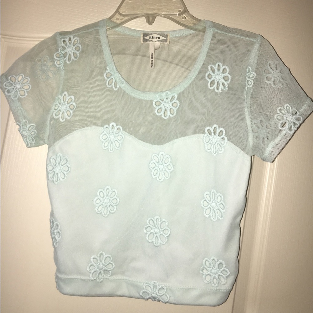 Floral crop top