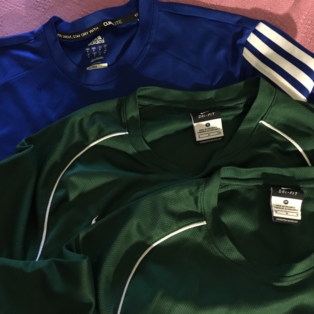 Three Young Men Athletic Shirts