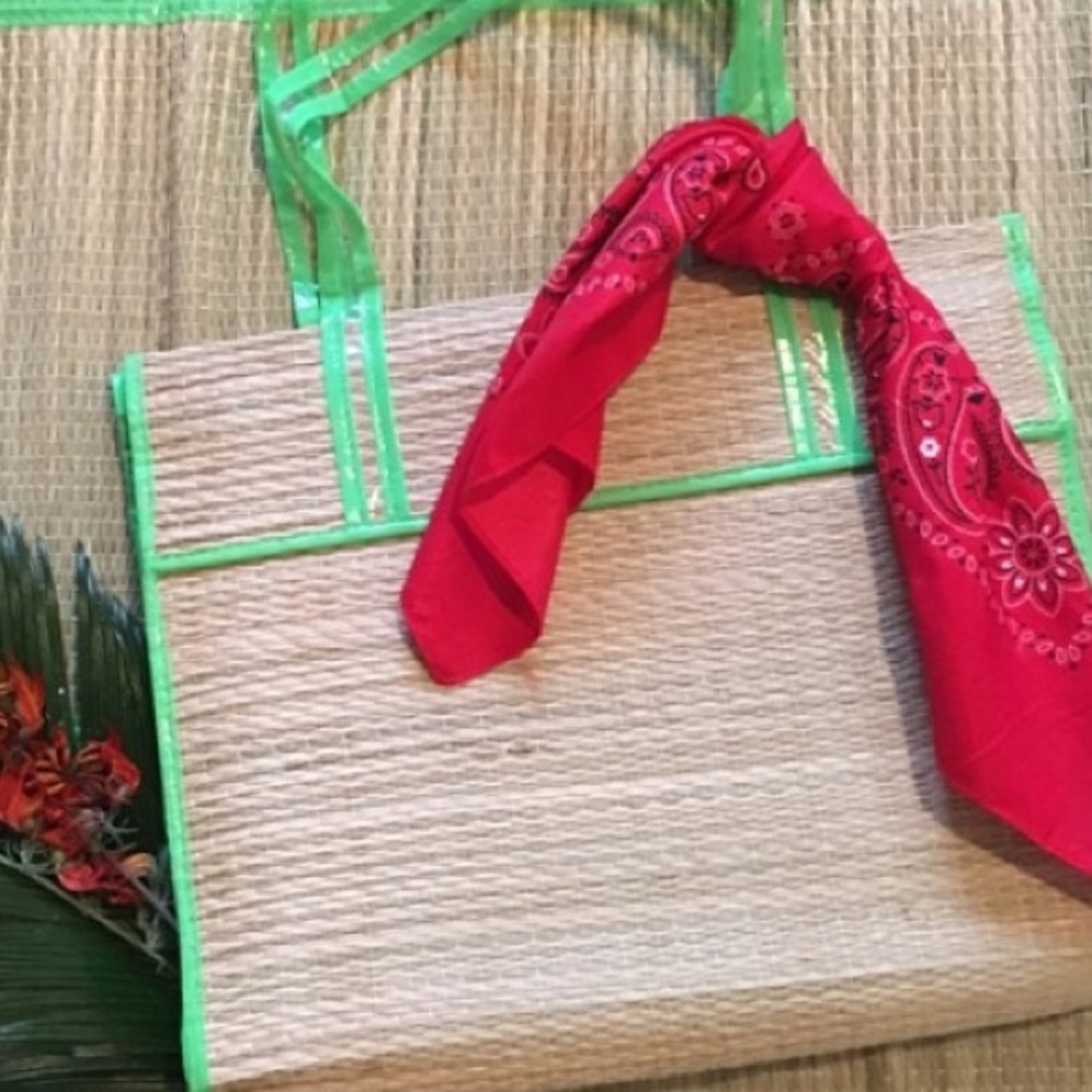 STRAW MAT & BAG - Picture 4 of 6