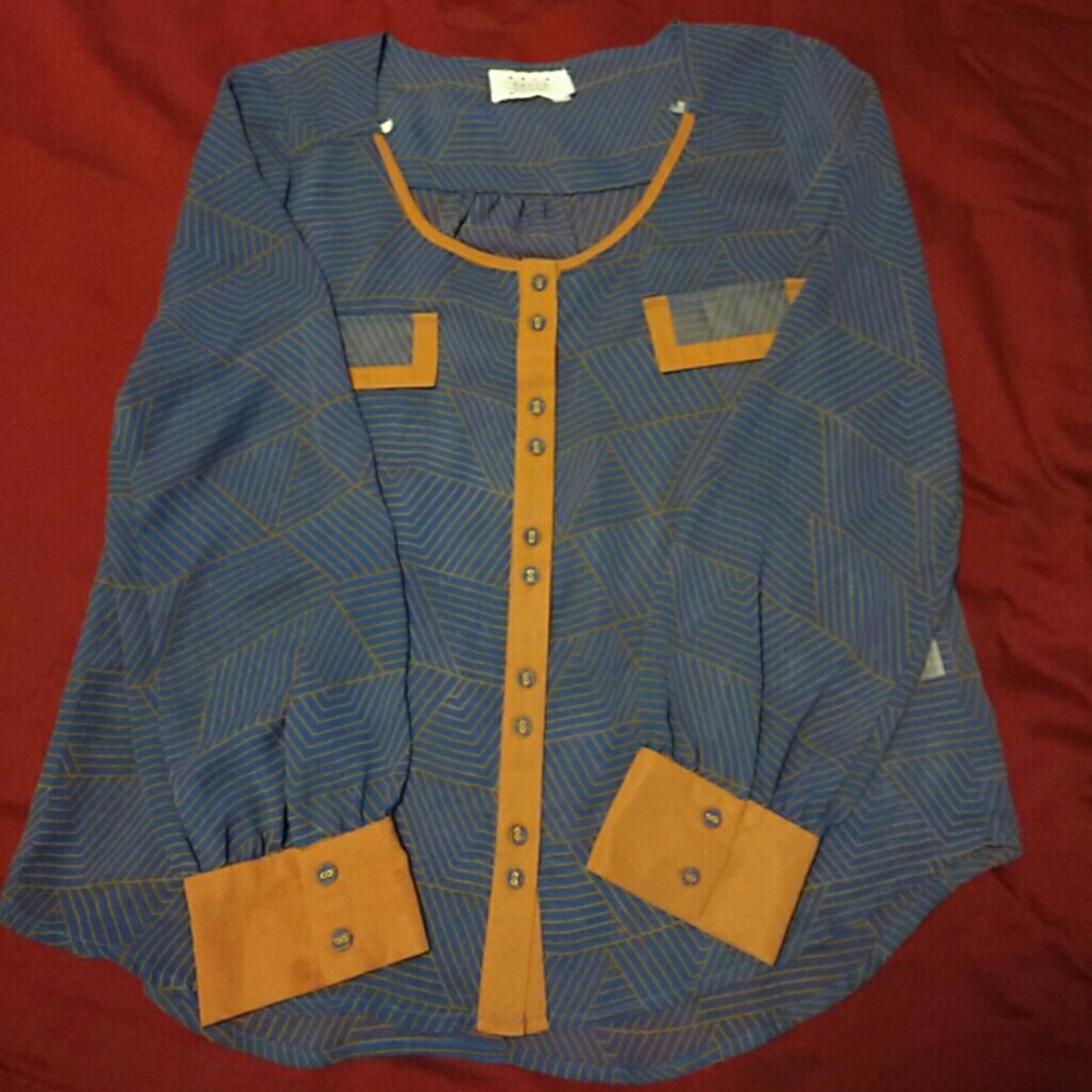 Sheer Button Down