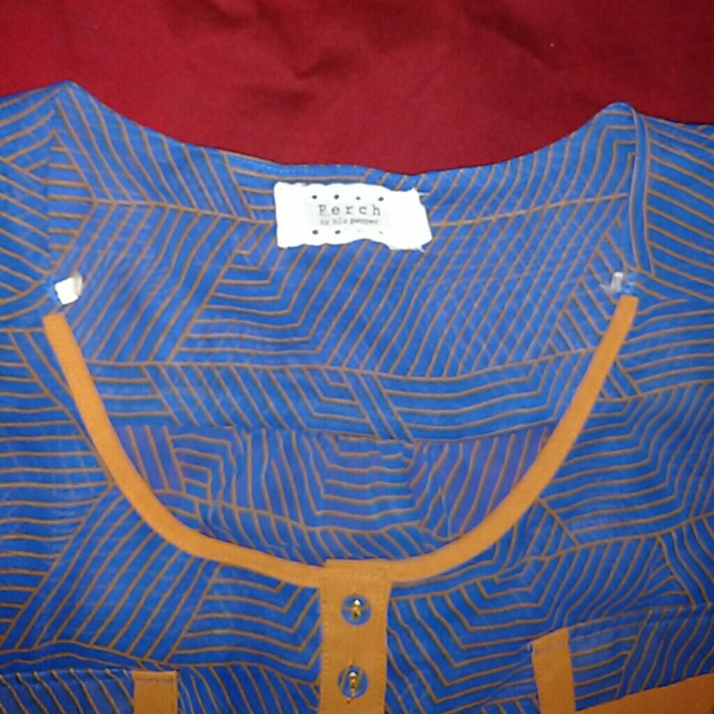 Sheer Button Down - Picture 2 of 2