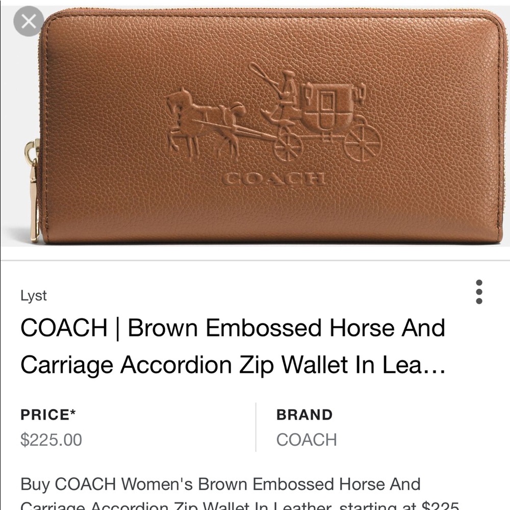 Coach wallet
