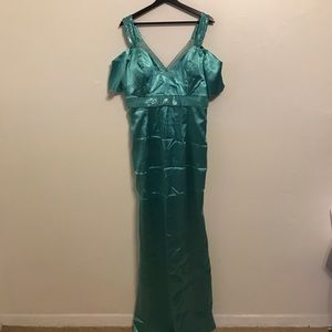 Custom made floor length gown
