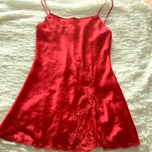 Red babydoll from Victoria'sSecret