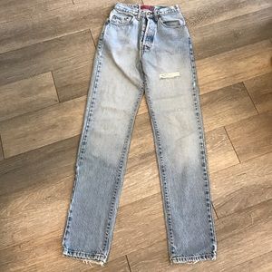 Big star blue ribbon vintage 90s jeans