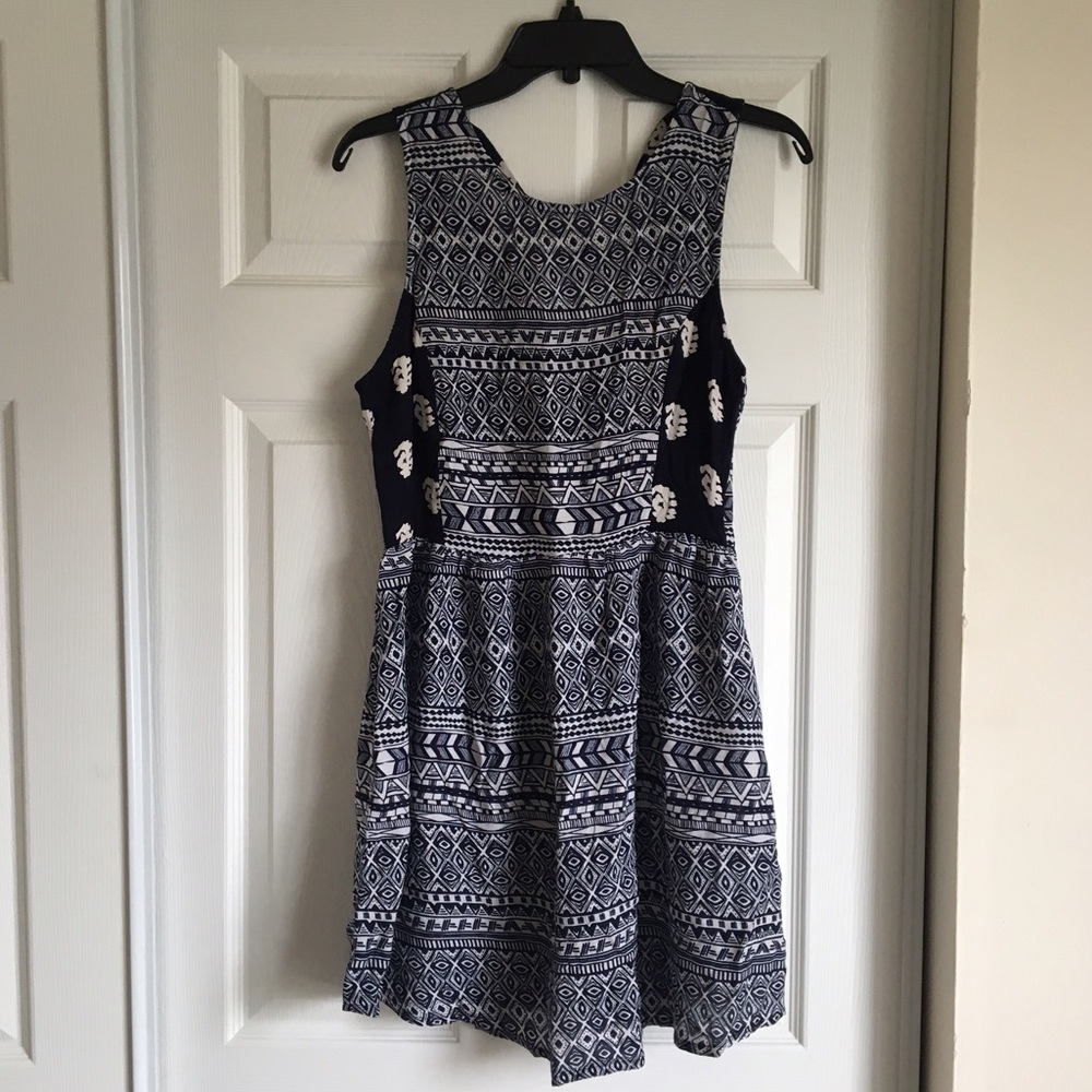 Navy Francesca's Dress - Size M - NWT