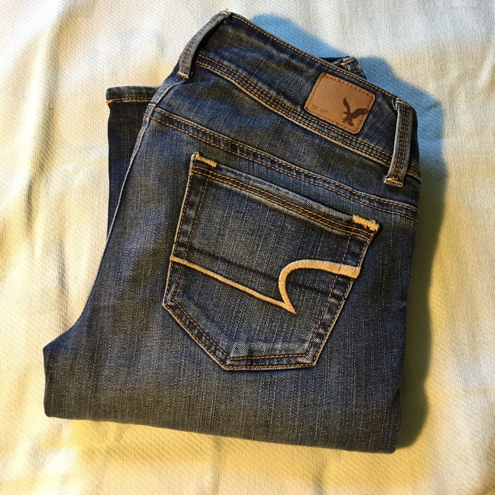 American Eagle super stretch bootcut jeans size 0