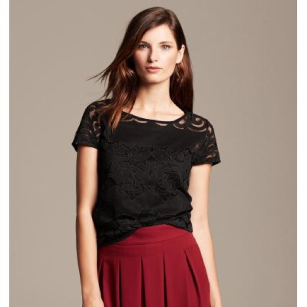 Banana Republic Regalia Lace Top