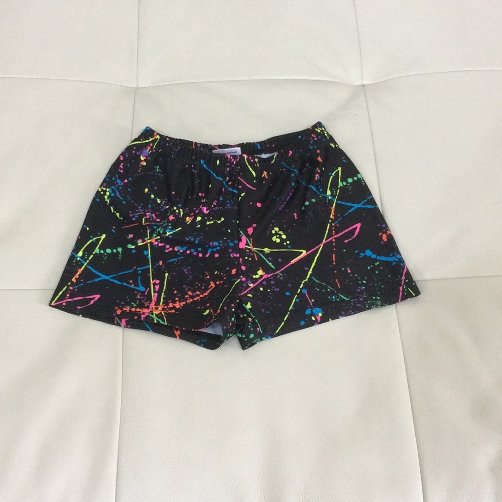 Girls medium gem gear spandex