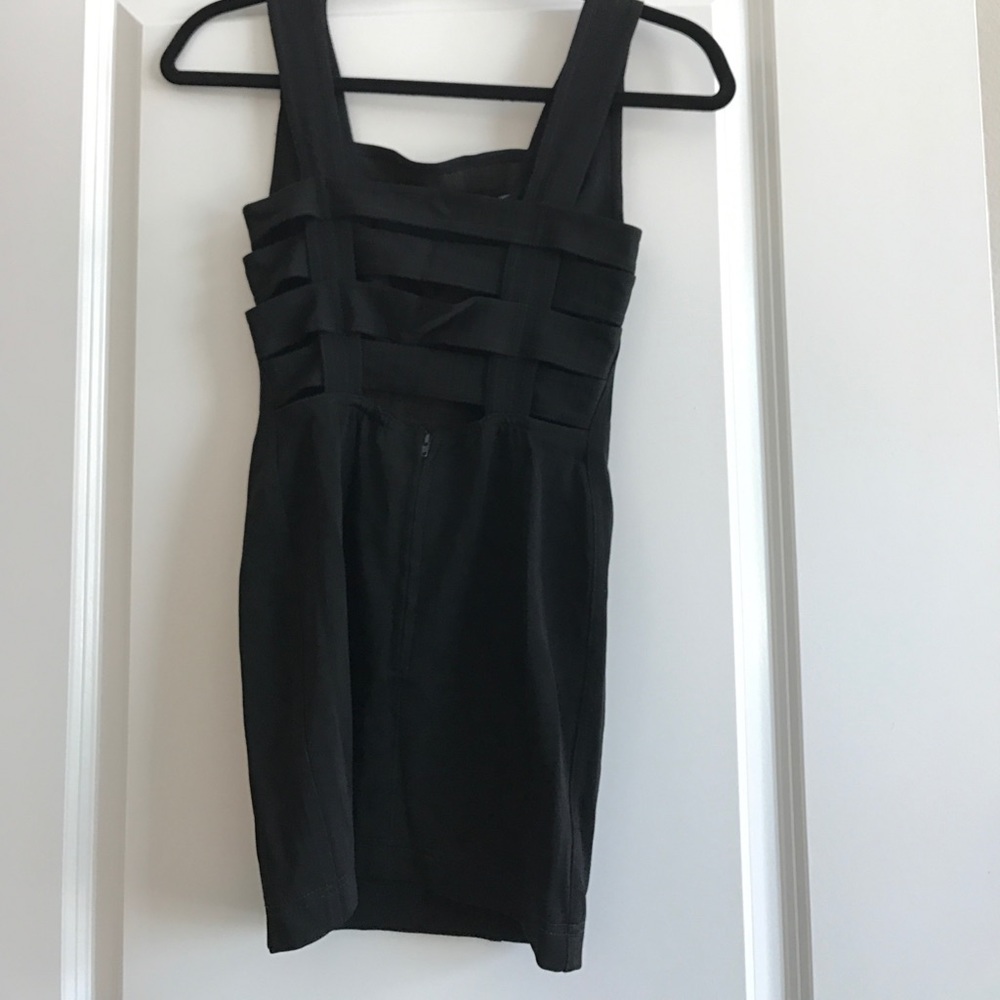 Vintage Black 1990s micro mini