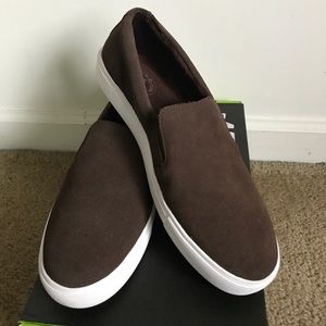 Brooks Brothers Brown Suede Slip Ons