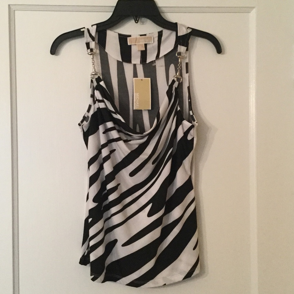 Michael Kors Zebra Top