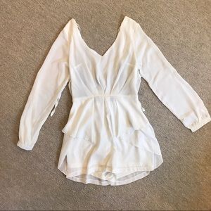 nwt • LF long sleeve romper