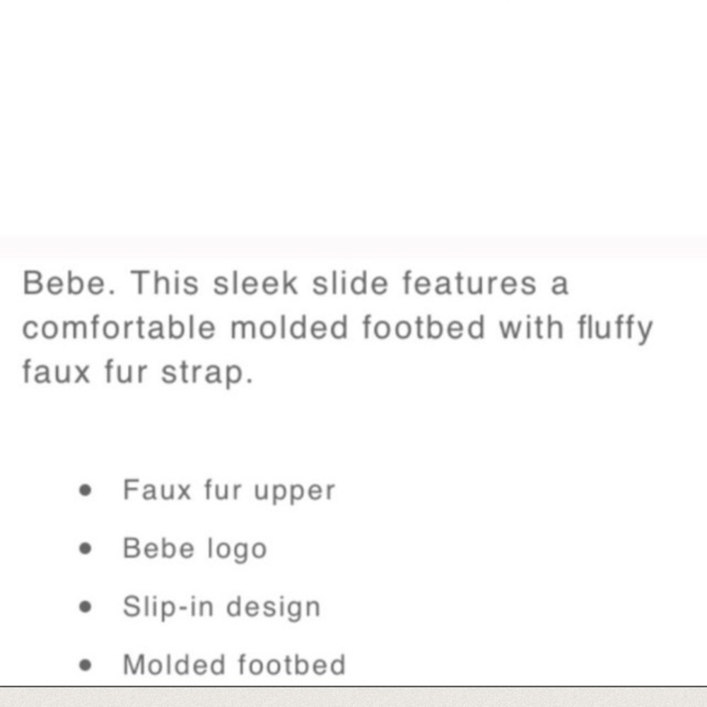 BEBE slide sandal slipon blue logo RHINE RARE NEW - Picture 6 of 8