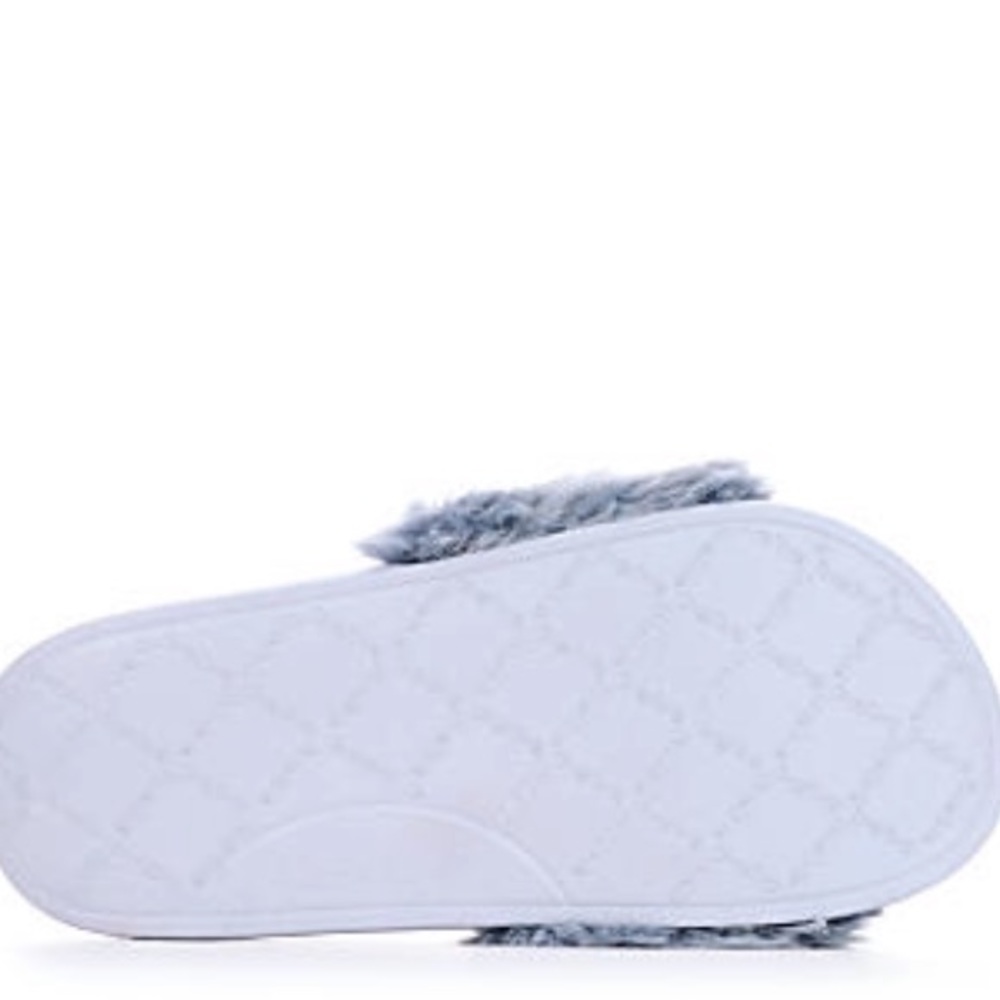 BEBE slide sandal slipon blue logo RHINE RARE NEW - Picture 7 of 8