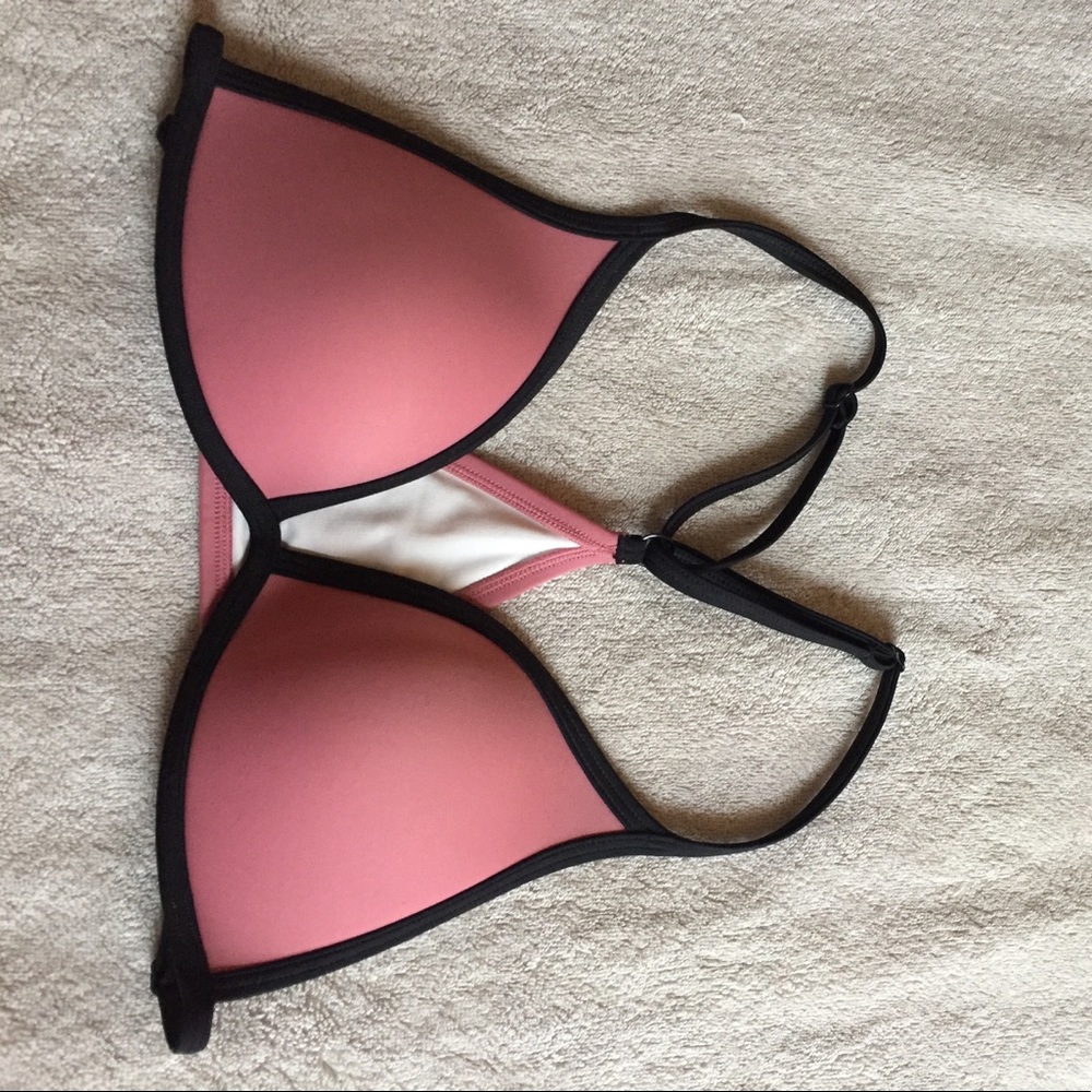 PINK bathing suit top