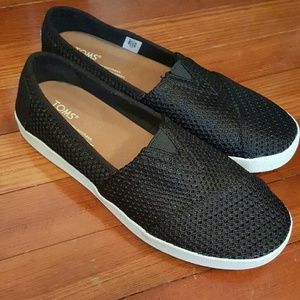 TOMS black slip on Avalon Mesh