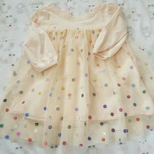Baby gap pink party dress
