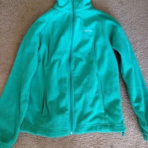 Women's Columbia fleece zip up jacket