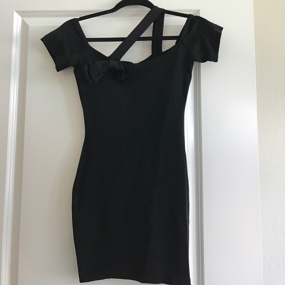 90s mini dress with bow