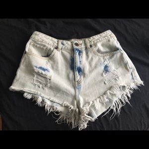 BULLHEAD jean mom shorts