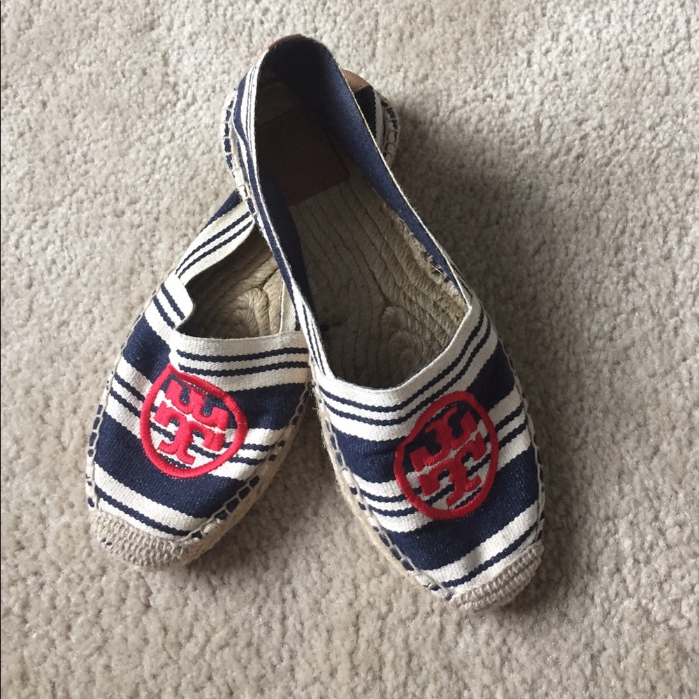 Tory Burch espadrille flats, authentic