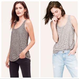 LOFT Delicate Lace Shell