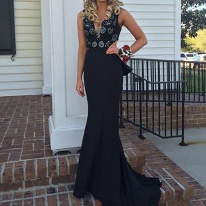 Sherri Hill long black dress
