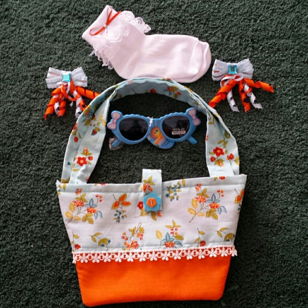 Handmade Toddler Girls Accessories Set