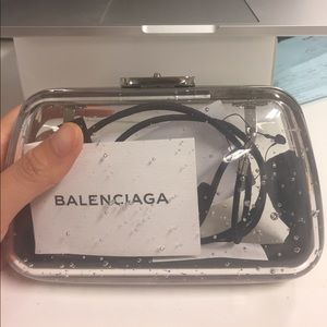 Balenciaga Lucite Clutch