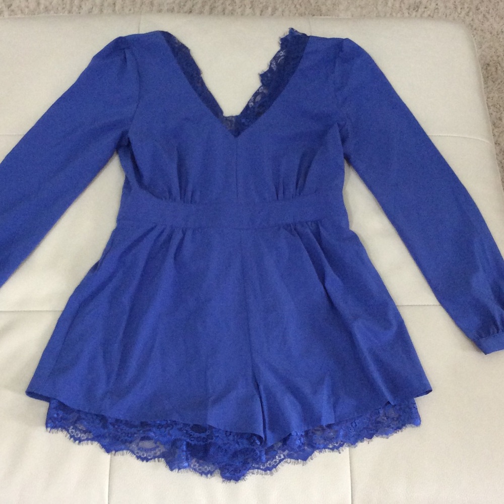 Large shine star romper