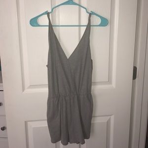 Grey Victoria's Secret romper