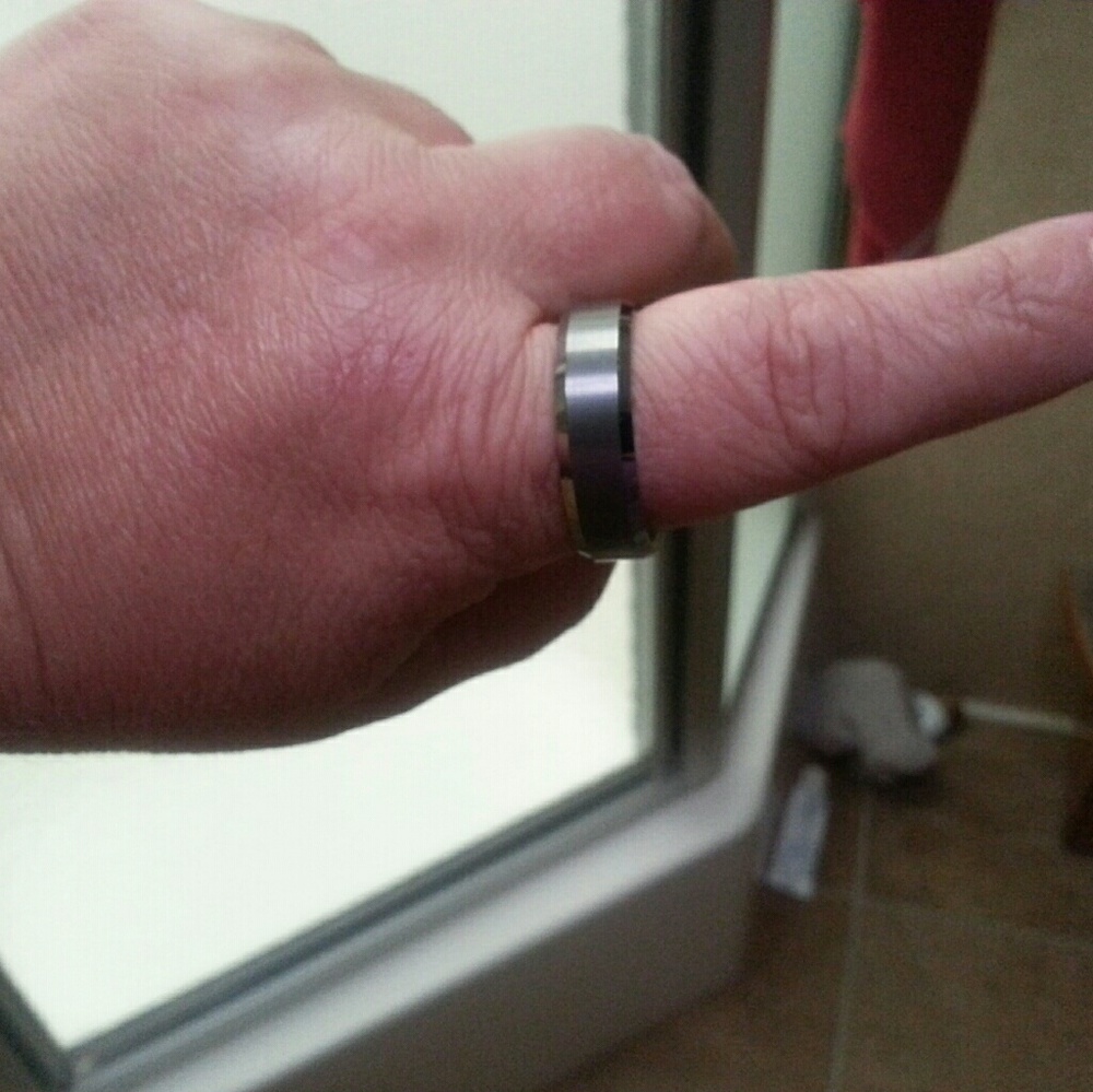 Mens size 16 wedding band