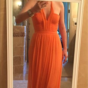 BCBG long dress! Worn 1x. Size 4.